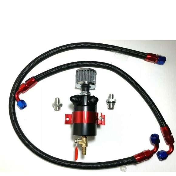 G35/350z Oil Catch Can Crankcase Kit System - Picture 1 of 3